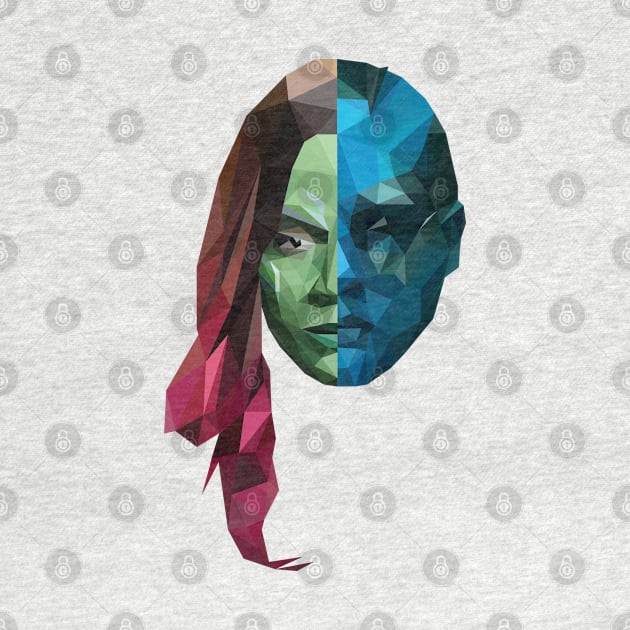 Gamora - Nebula Poly by CriSan